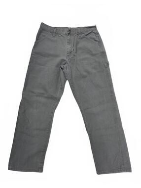 Rustler Vintage Carpenter Pants Khaki Green 30/30 100% cotton Utility Good Con.